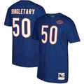 Navy Throwback Player Name Number T-Shirt J5575