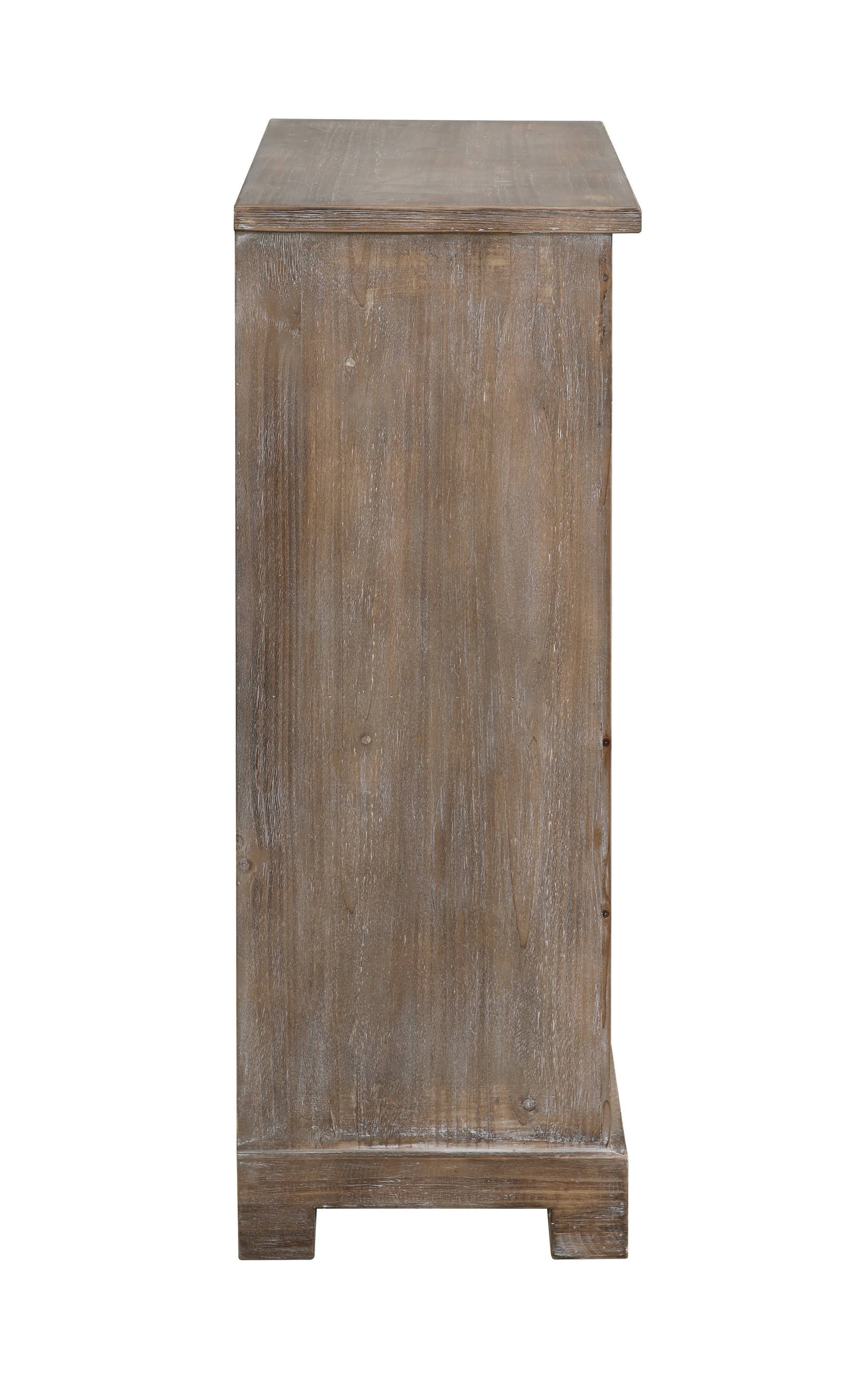 Antique Brown Accent Cabinet E2714