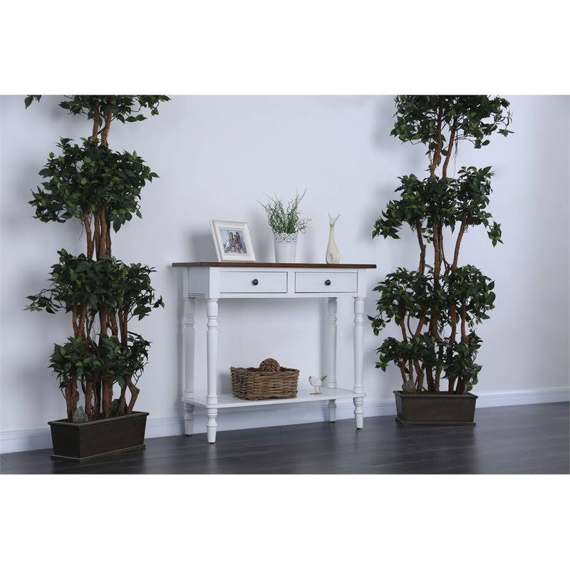 White Wood Writing Desk D1503