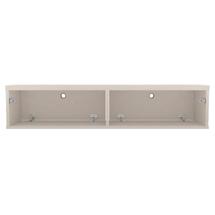White Floating Entertainment Center L632546