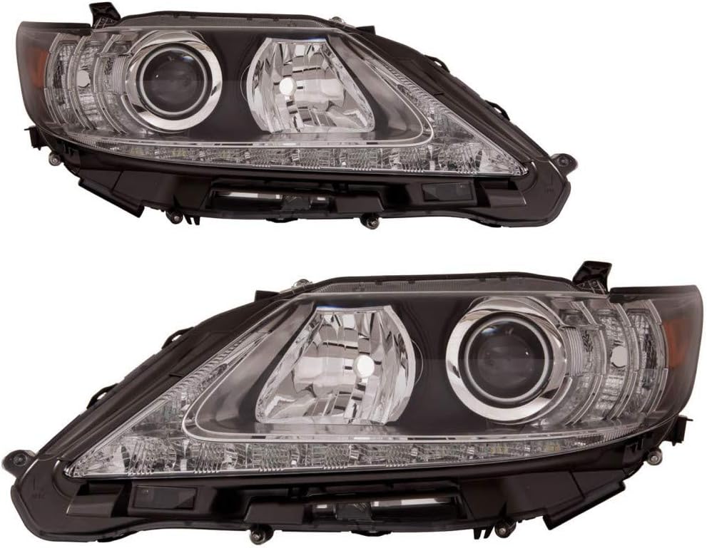 HeadLight Assembly Driver Side Black Housing X5066