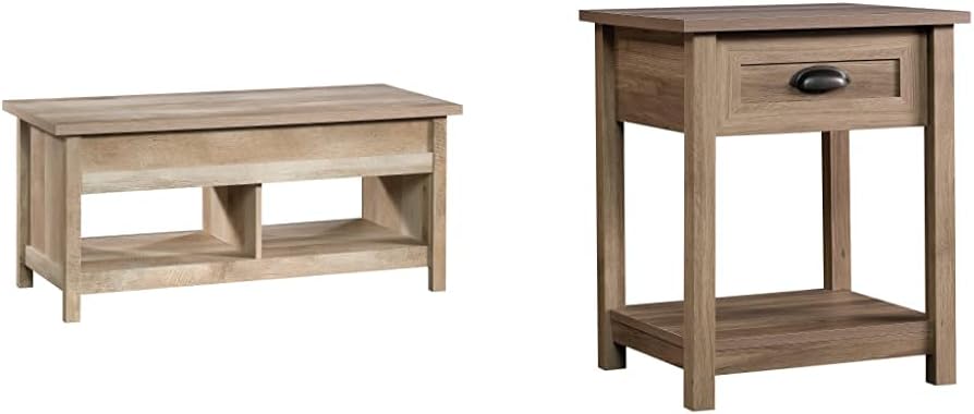 Lift-top Table, Coffee Oak finish C971097