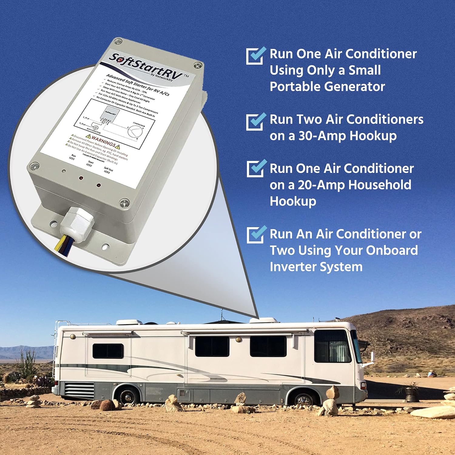 SoftStartRV Air Conditioning Soft Start Kit P95458