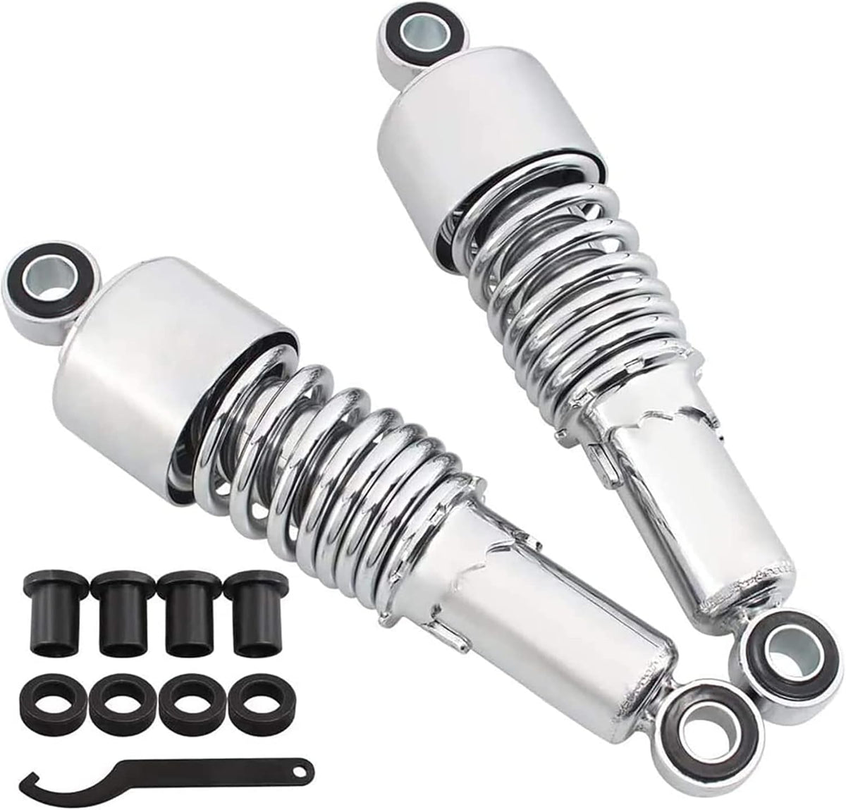 267mm 10.5" Rear Shock Absorber Chrome (A Pair) I47995