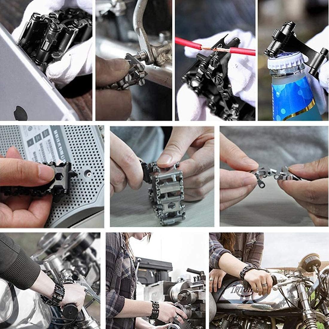 29 In 1 Stainless Steel Survival Bracelet N78969