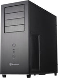 Black Aluminum front panel steel body ATX Mid Tower Computer Case Y60828