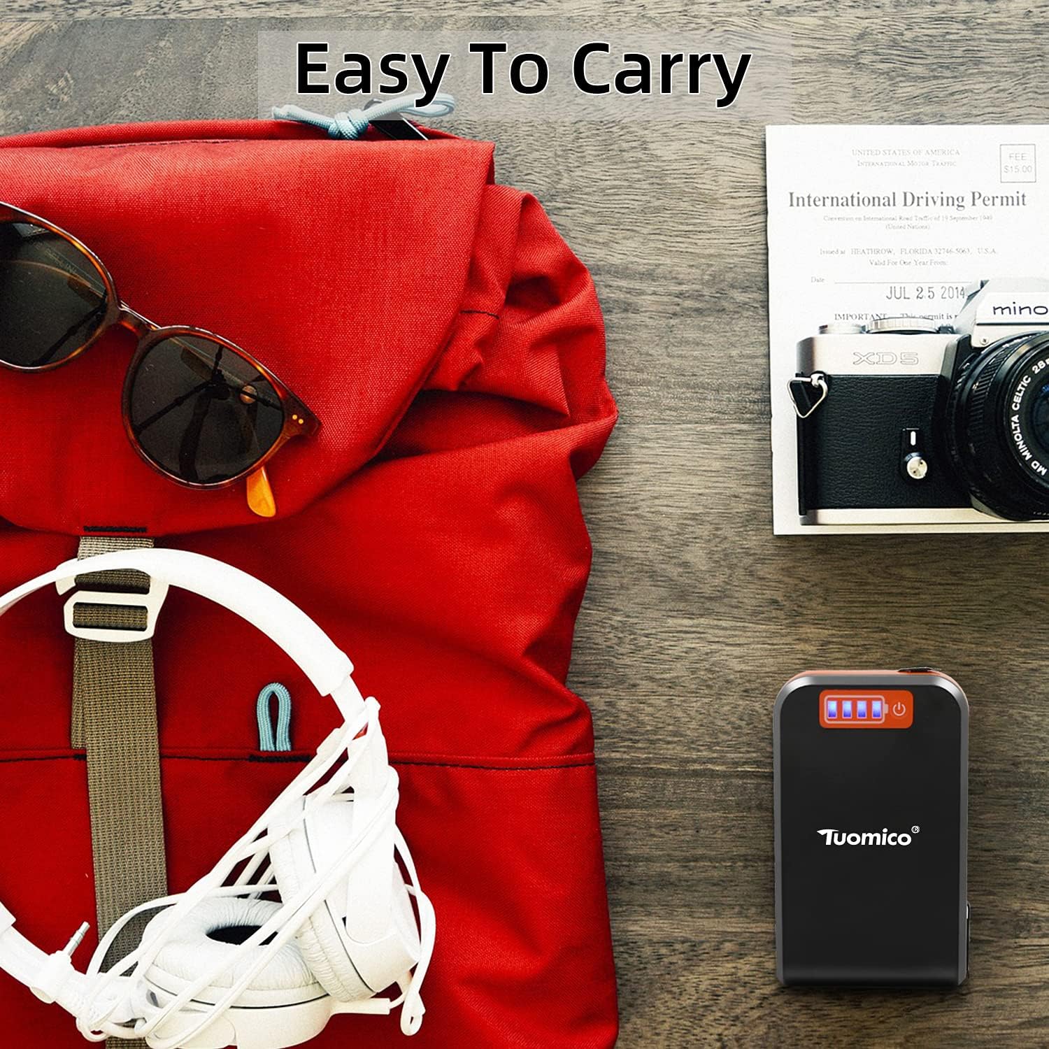 Rechargeable Battery Power Bank DC12V 140W Portable Power Bank T2208