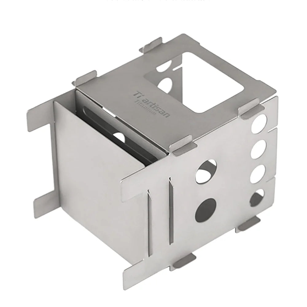 Titanium Wood Burning Pocket Camping Stove D249910
