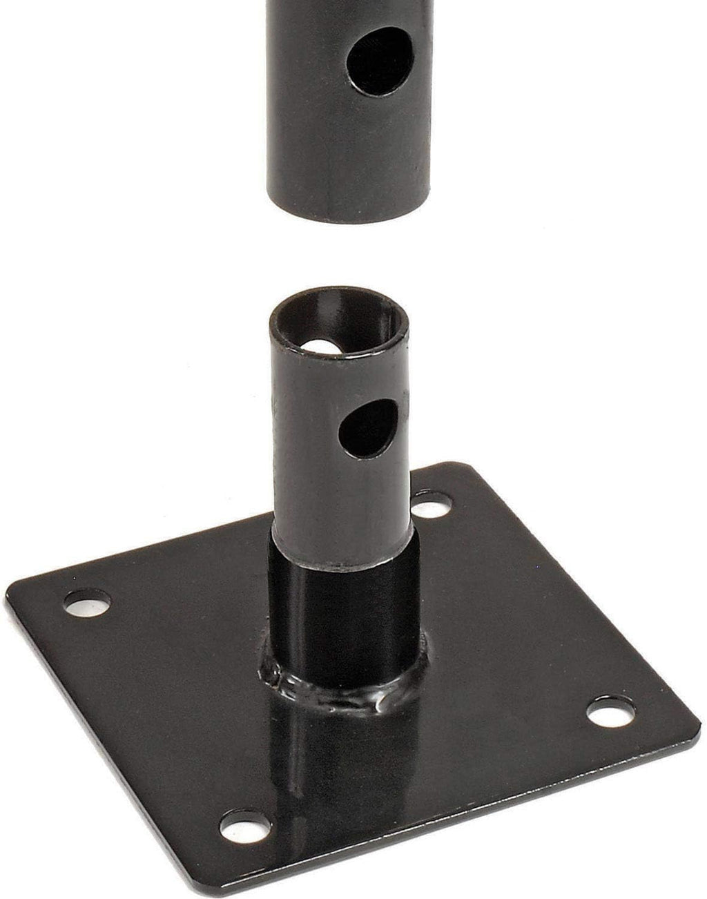 68L Black Flange Mount Bike Rack, 7-Bike Capacity L685