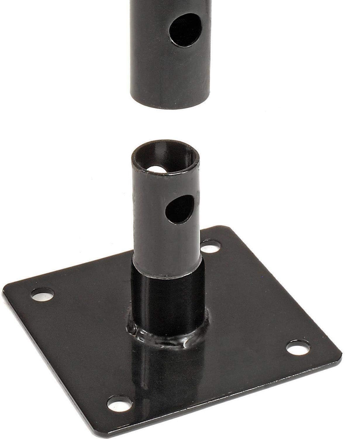 68L Black Flange Mount Bike Rack, 7-Bike Capacity L685