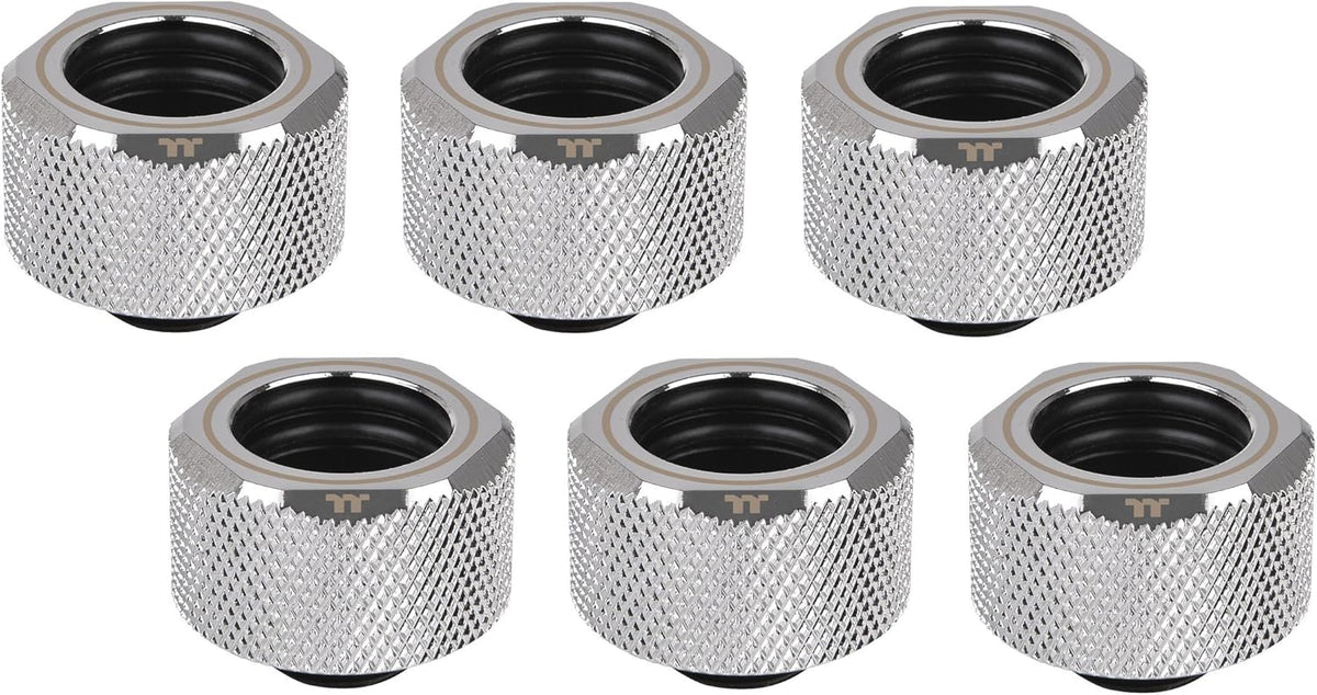 Chrome 16 mm PETG Tube Compression Fitting (Pack of 6) X300