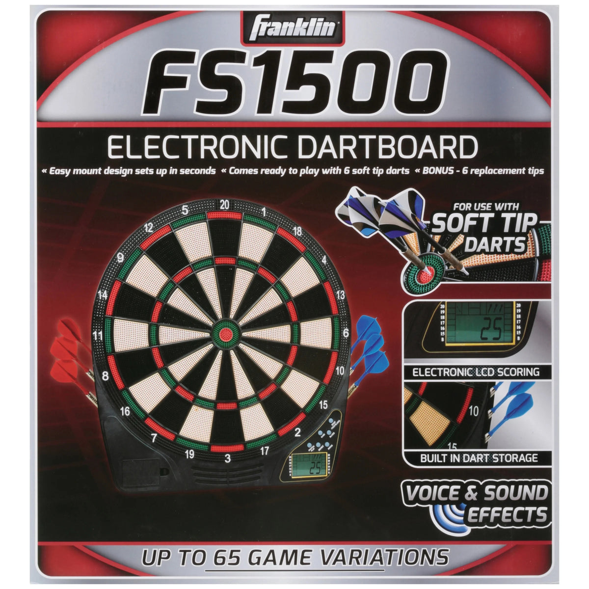 Electronic Soft Tip Dartboard Set - 13.5" Digital K4970