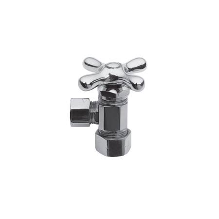 Angle Valve, 1/2x22 Compression Satin Nickel O503743