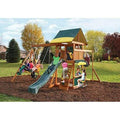 Cedar Wooden Play Swing Set U203