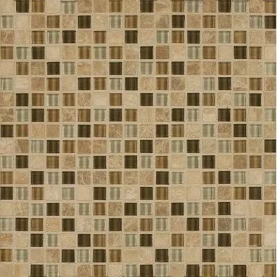 12x22 Glass Mosaic Tile A9880