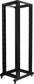 42U 4-Post Open Frame Server Rack Black C14143