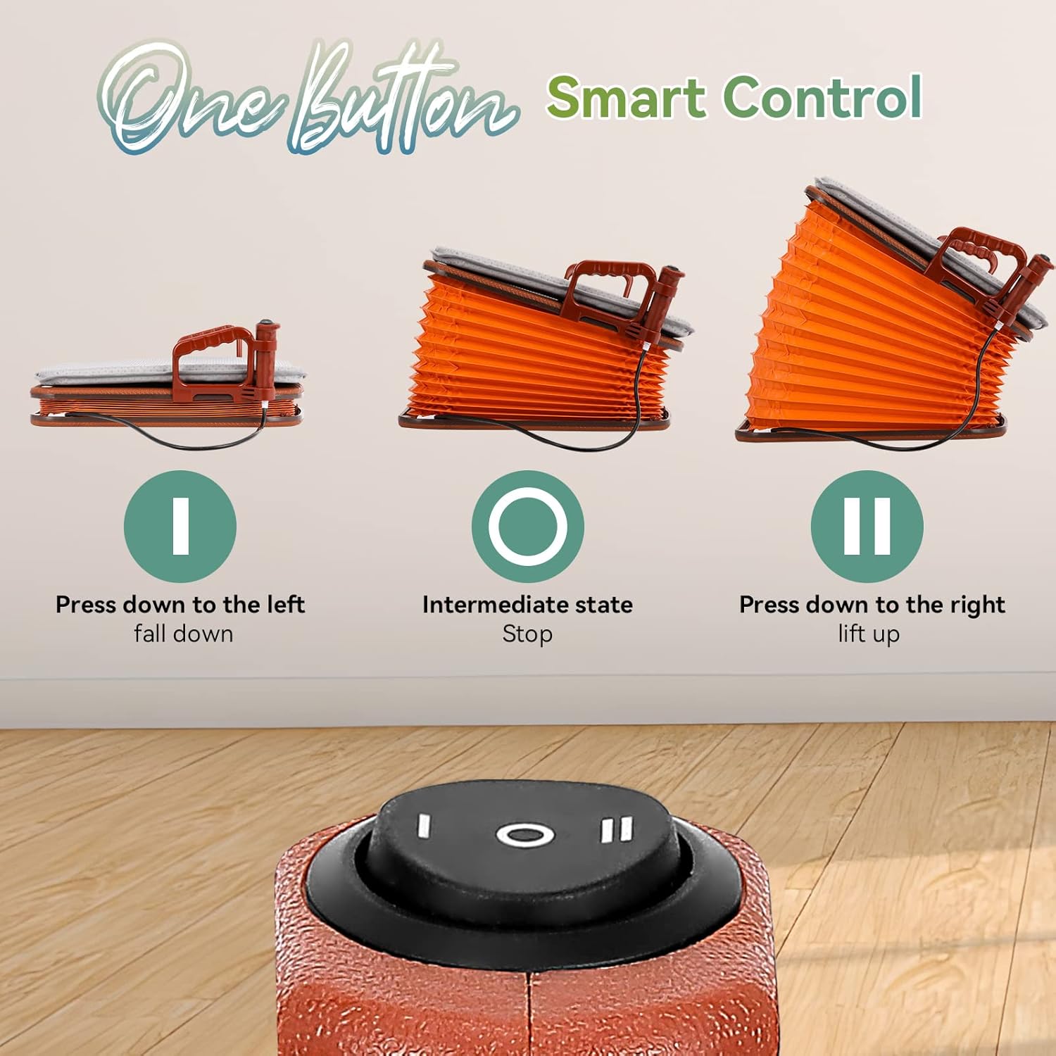 Portable seat lift with Button Control P599080
