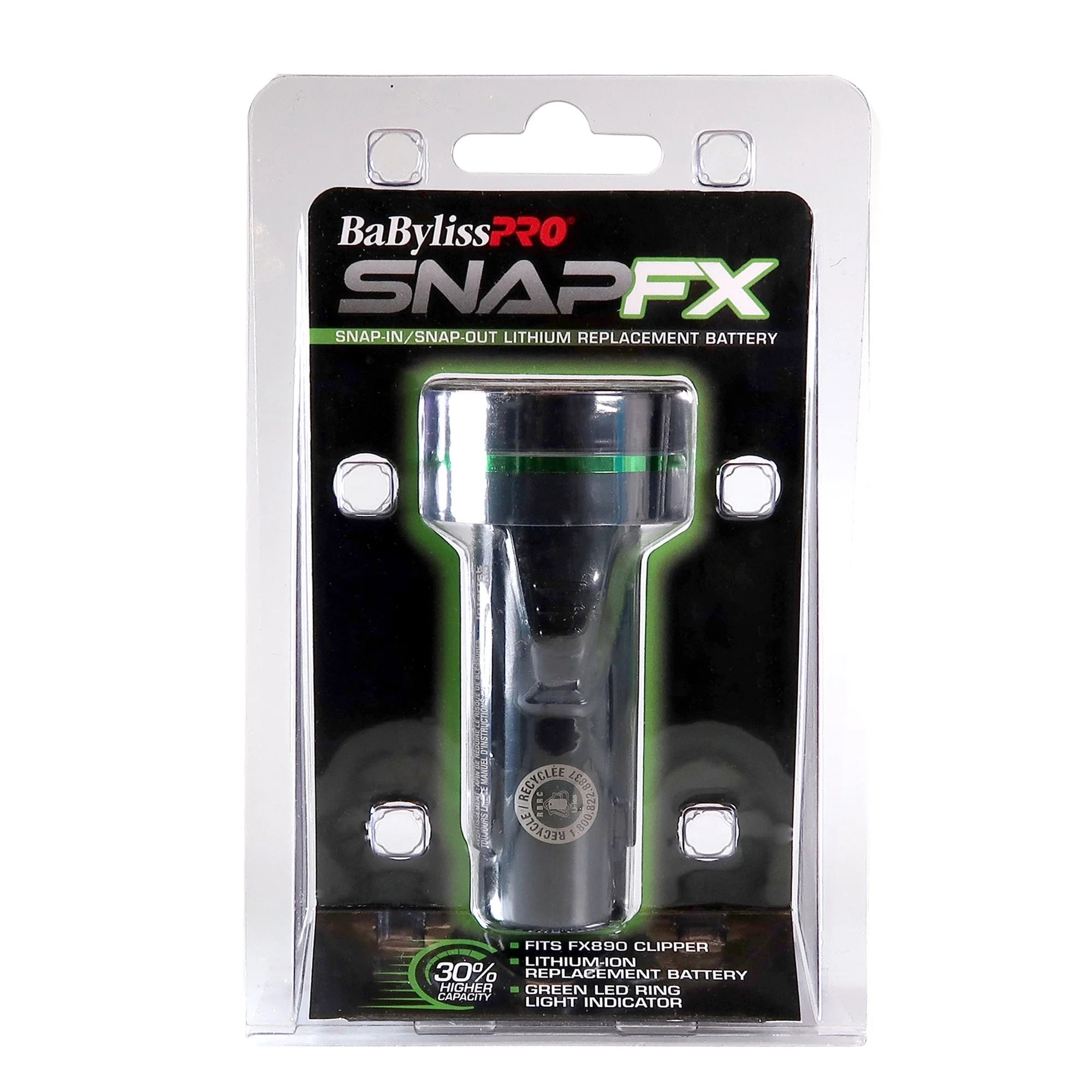 Black Clipper with Dual Lithium Battery System X6000