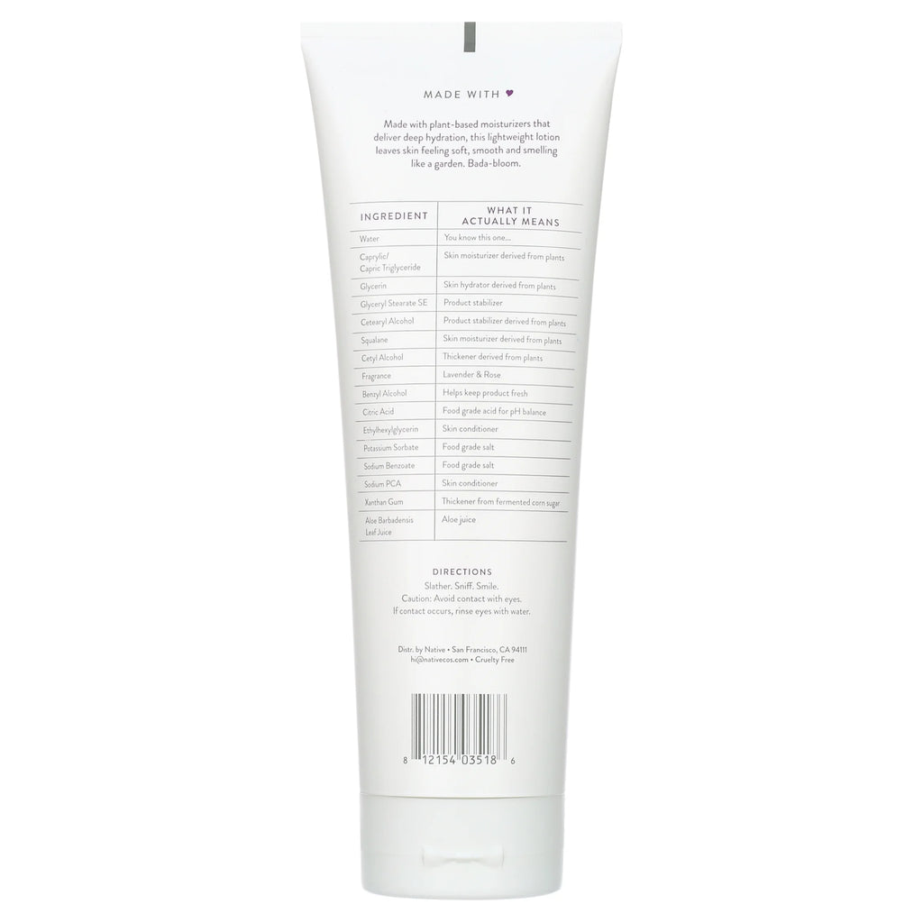 Lavender & Rose Lotion, 12 fl. oz. E8436