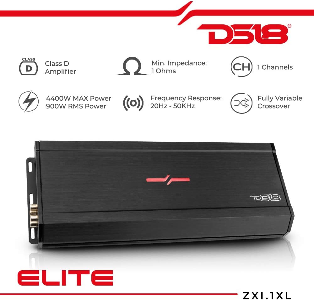 4000 Watts Max Class D Monoblock Car Audio Amplifier T24892