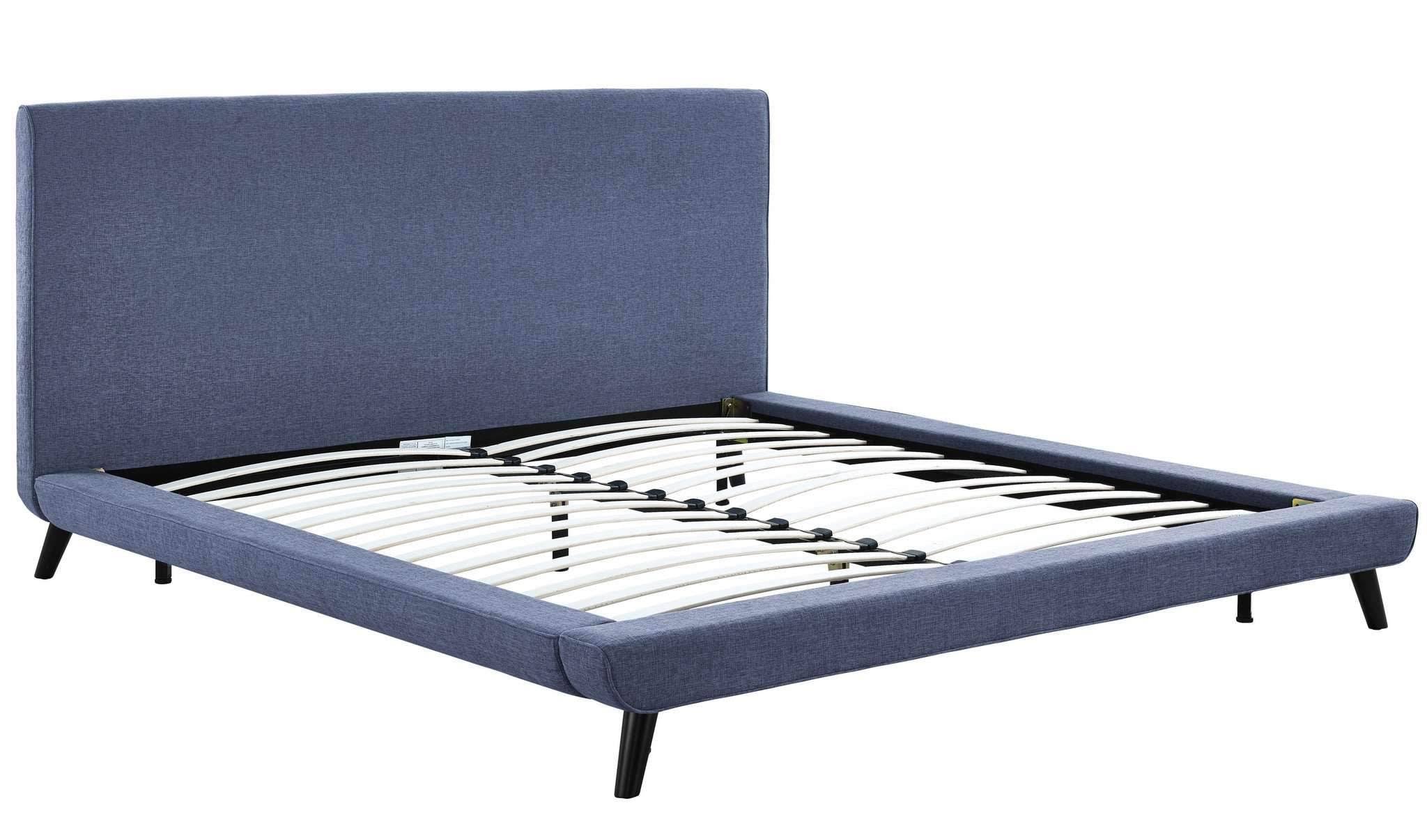 Grey Linen Full Bed U9318