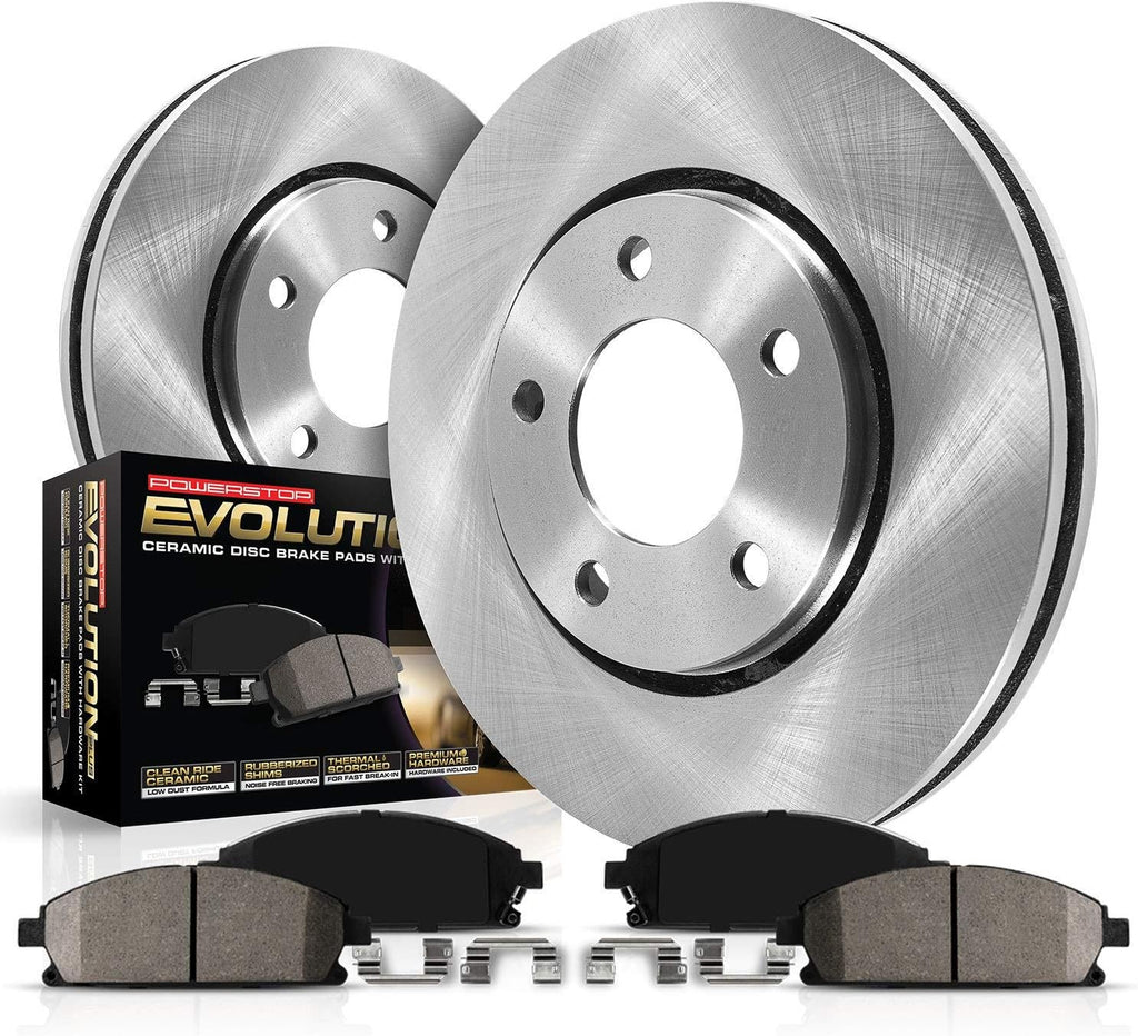 Front Brake Pad and Rotor Kit F80452