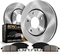 Front Brake Pad and Rotor Kit F80452