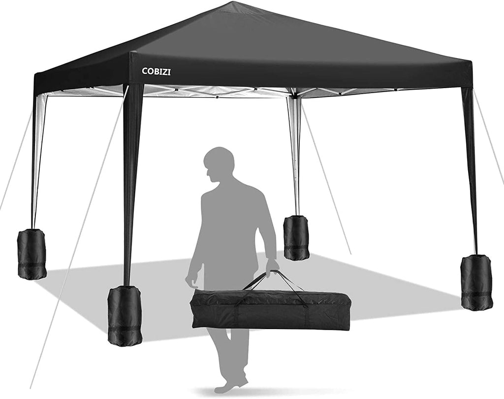 10'x10' Pop Up Commercial Instant Gazebo Tent with 4 Removable Zippered Sidewalls E606146
