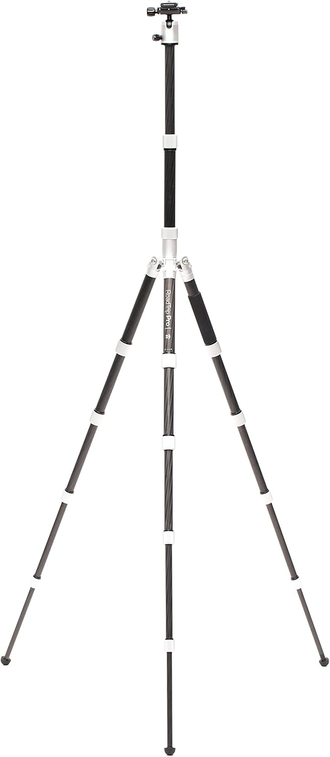 Silver 1 Series Carbon Fiber Travel Tripod with Ballhead and Monopod P787