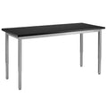 42x22 x 72x22 Height Adjustable Grey Steel Lab Table with Chem-Res Top W12764