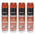 Canyon Antiperspirant Deodorant Spray 3.17 oz Pack of 4 T5100