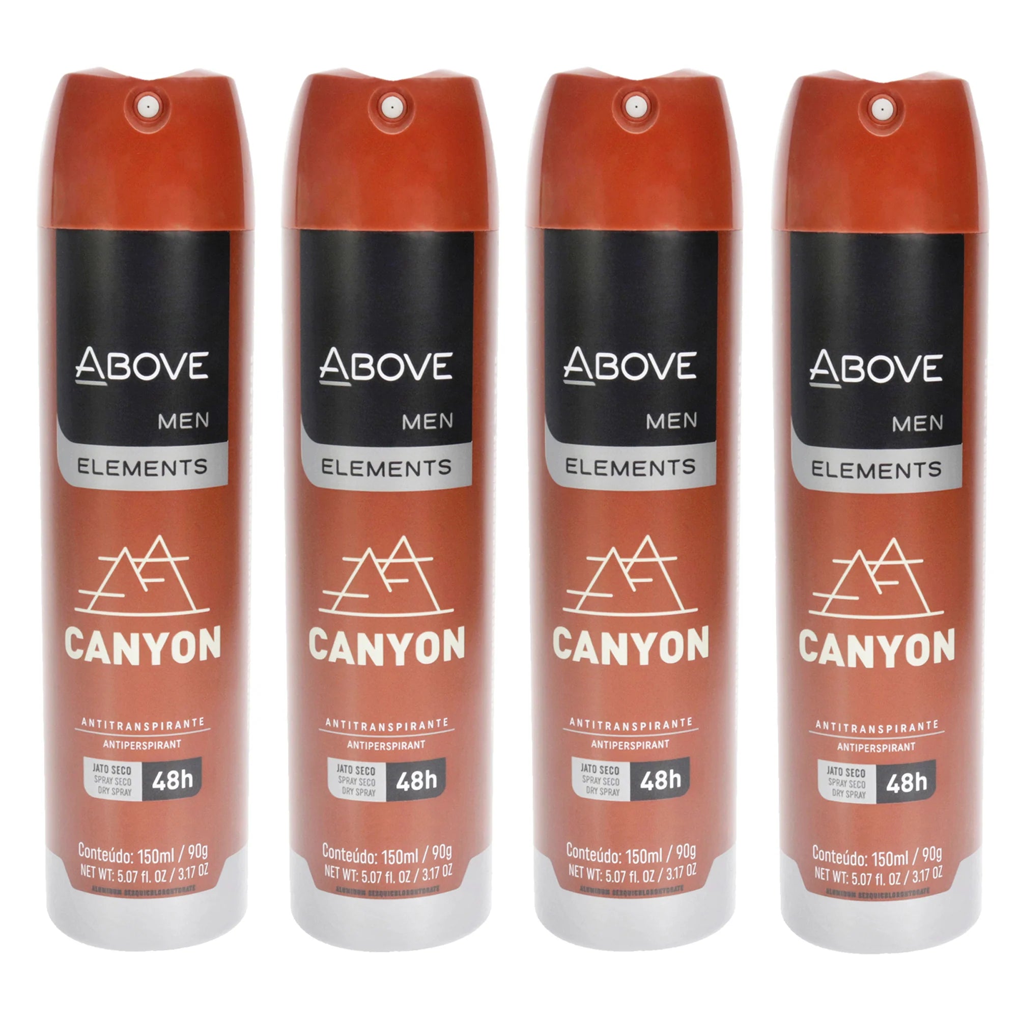 Canyon Antiperspirant Deodorant Spray 3.17 oz Pack of 4 T5100