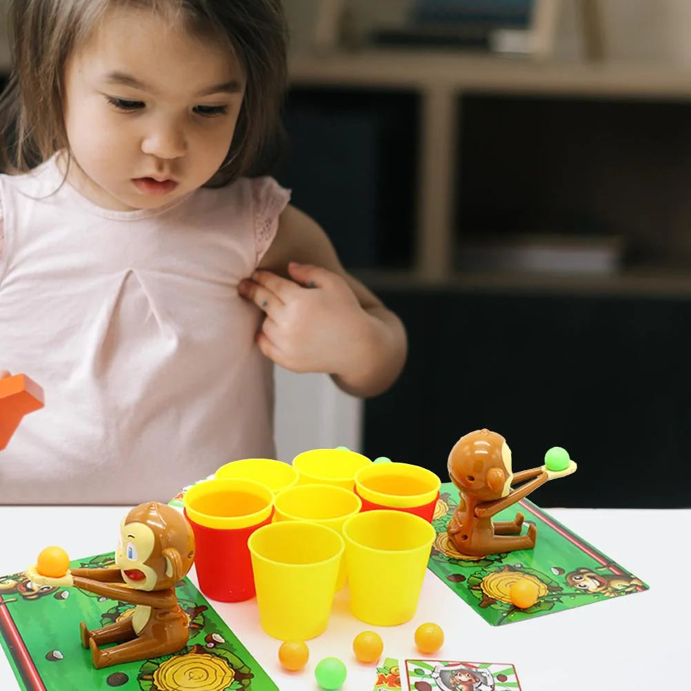 Funny Monkey Shooting Basket Toy Party Board Game V501