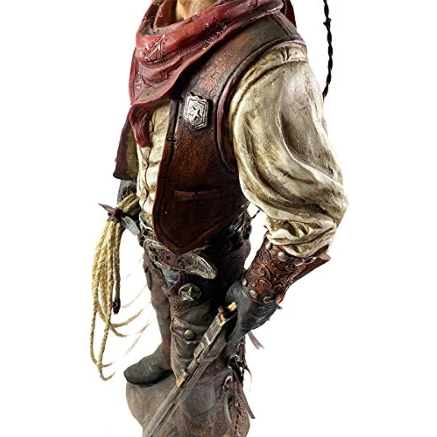 Western Cowboy Statue Hand Painted Figurine K201