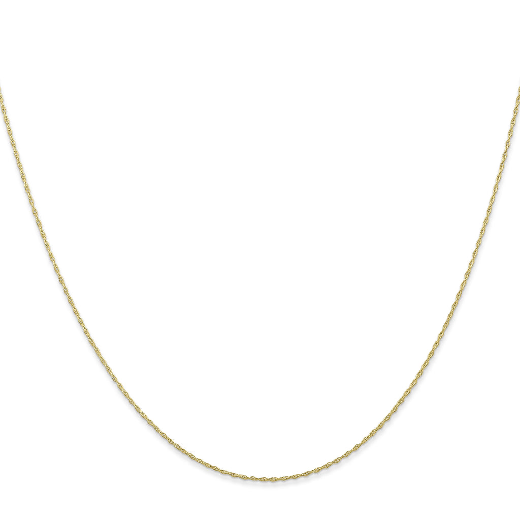 10K Yellow Gold Cable Rope Chain Necklace 16 Inches P9979