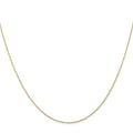10K Yellow Gold Cable Rope Chain Necklace 16 Inches P9979