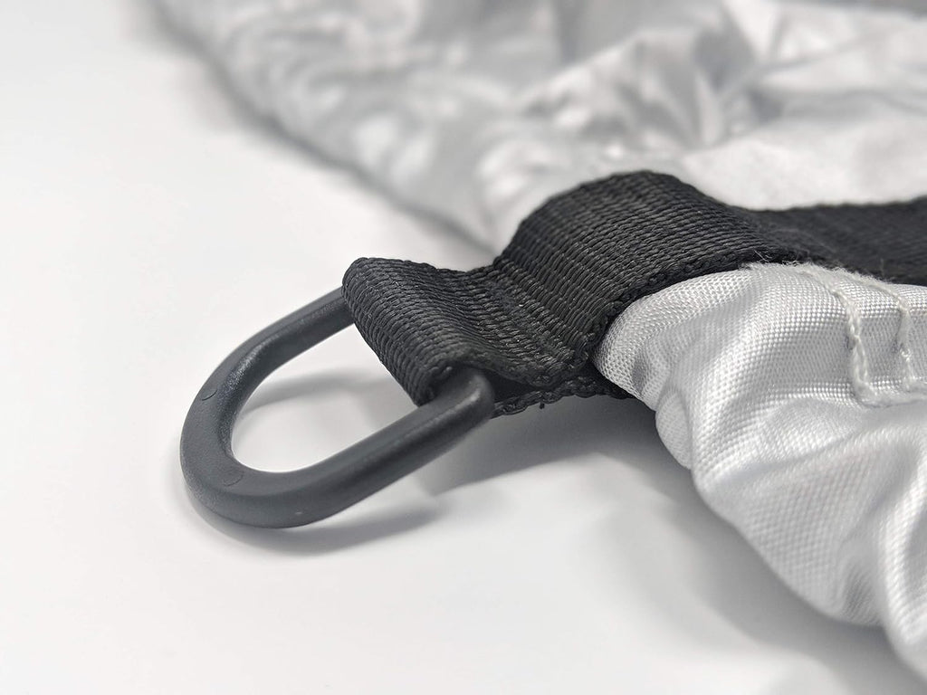 Weatherproof RV Cover with Fleece Lining, Cable Lock, Storage Bag & Wind Straps F433