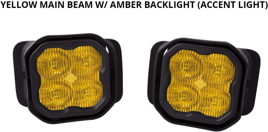 SS3 LED Fog Light Kit for Ford Super Duty 2017-2021, White SAE/DOT Driving Pro U120