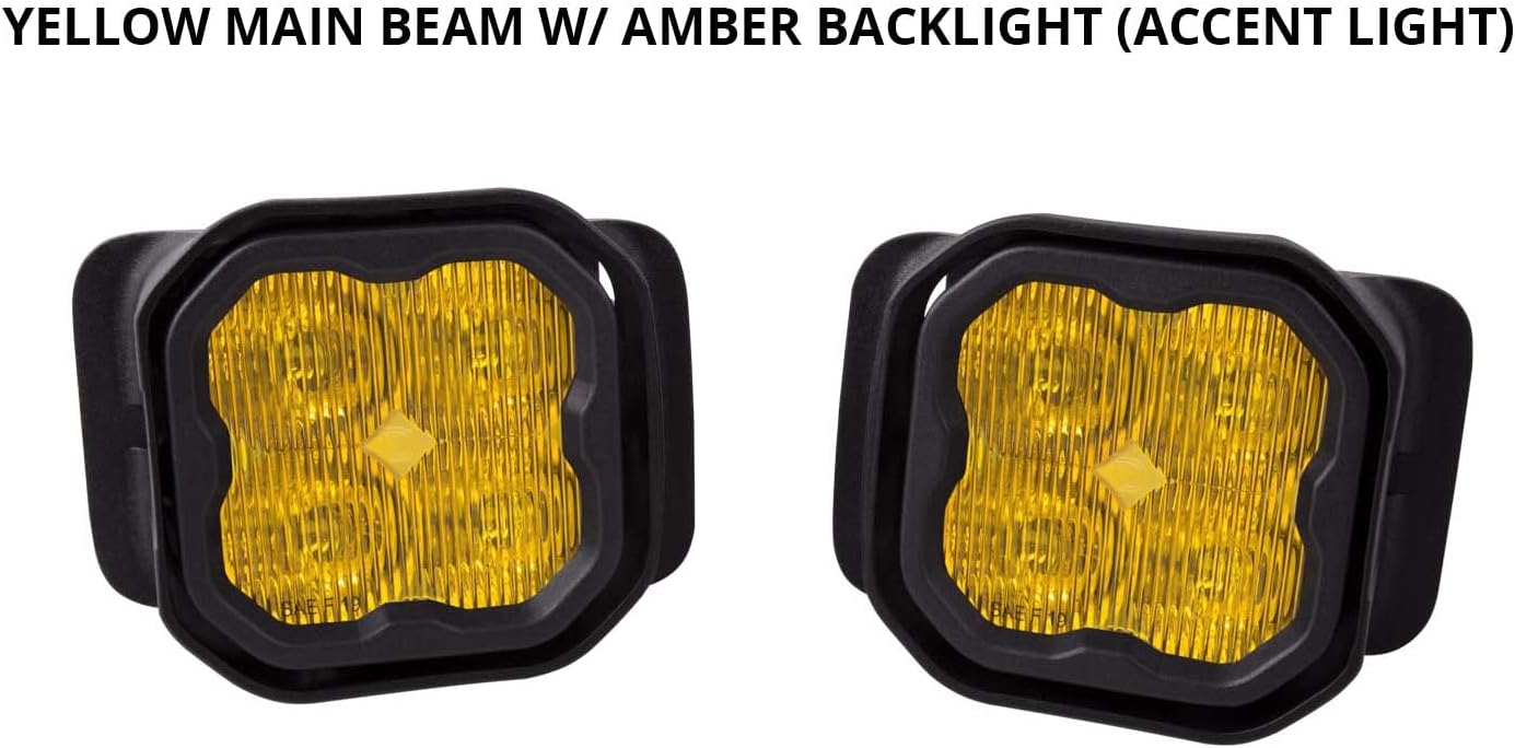 SS3 LED Fog Light Kit for Ford Super Duty 2017-2021, White SAE/DOT Driving Pro U120