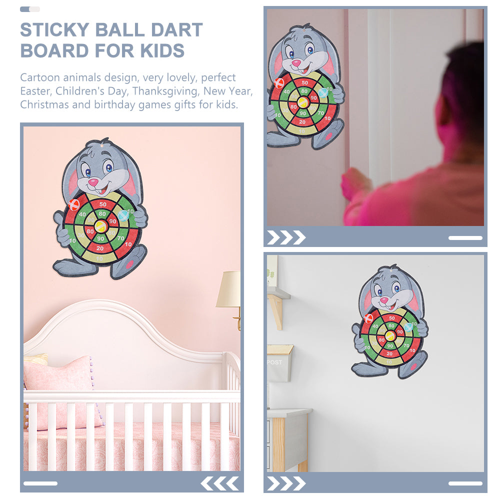 2 Sets Dart Board and Sticky Balls B85856