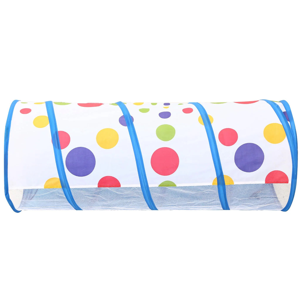 Blue Pop-up Play Tent with Crawl Tunnel Storage Bag J354283