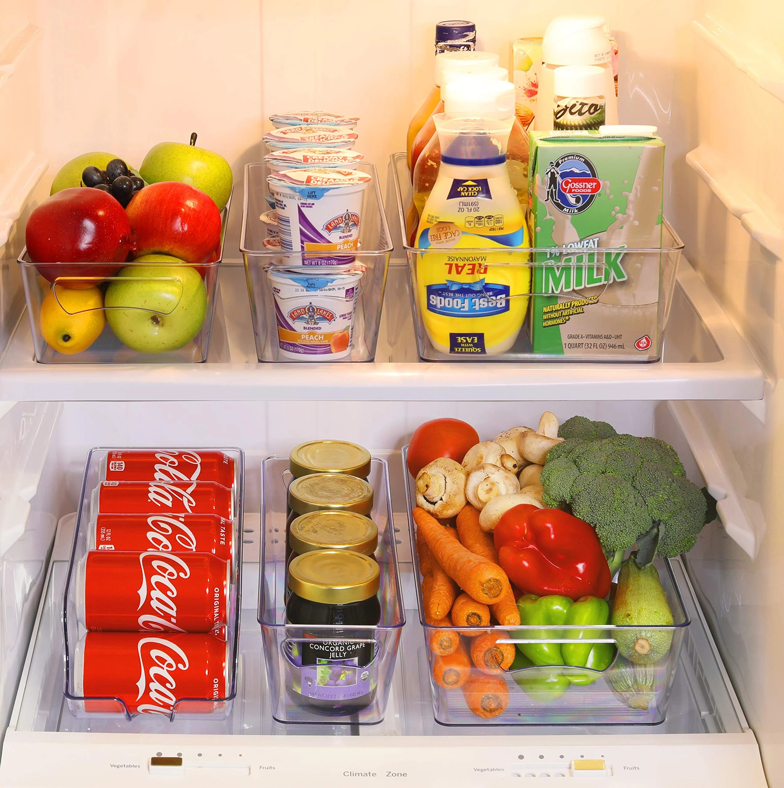 Set of 6 Refrigerator Storage Organizer A87959