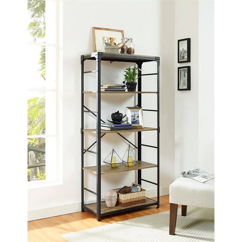 4 Shelf Bookcase in Barnwood Y5140