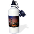 Chicago Skyline at Night 21 oz Sports Water Bottle C349