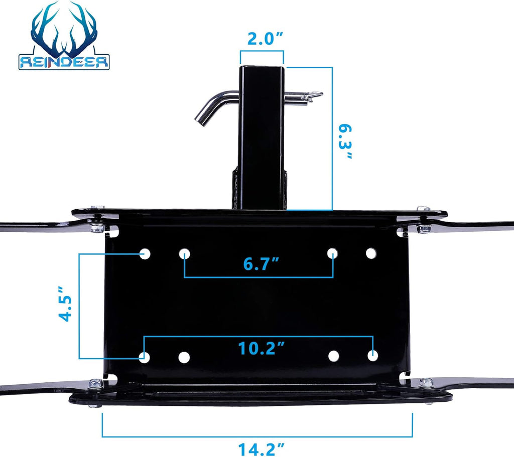 Winch Mounting Plate Winch Cradle 8000lbs-13000lbs Capacity Pack of 2 M8624