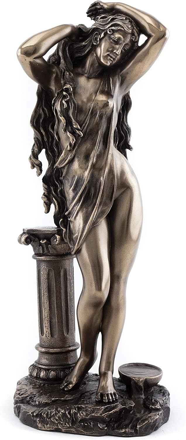 Aphrodite Goddess Statue - 10.75-Inch Cold Cast Bronze Figurine Y26606