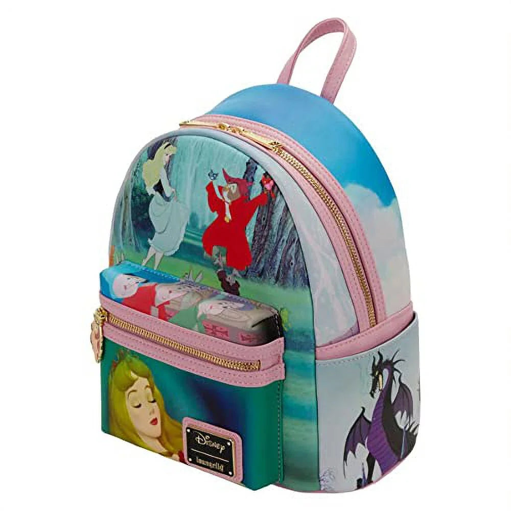 Disney Sleeping Beauty Double Strap Shoulder Bag Purse D740459