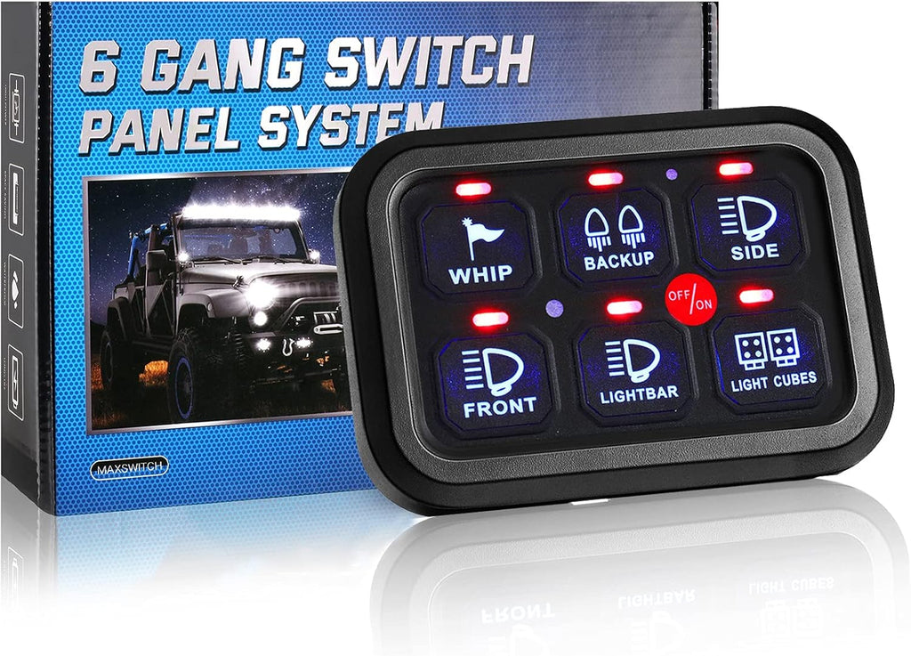 6 Gang LED Switch Panel Circuit Control Box E670156