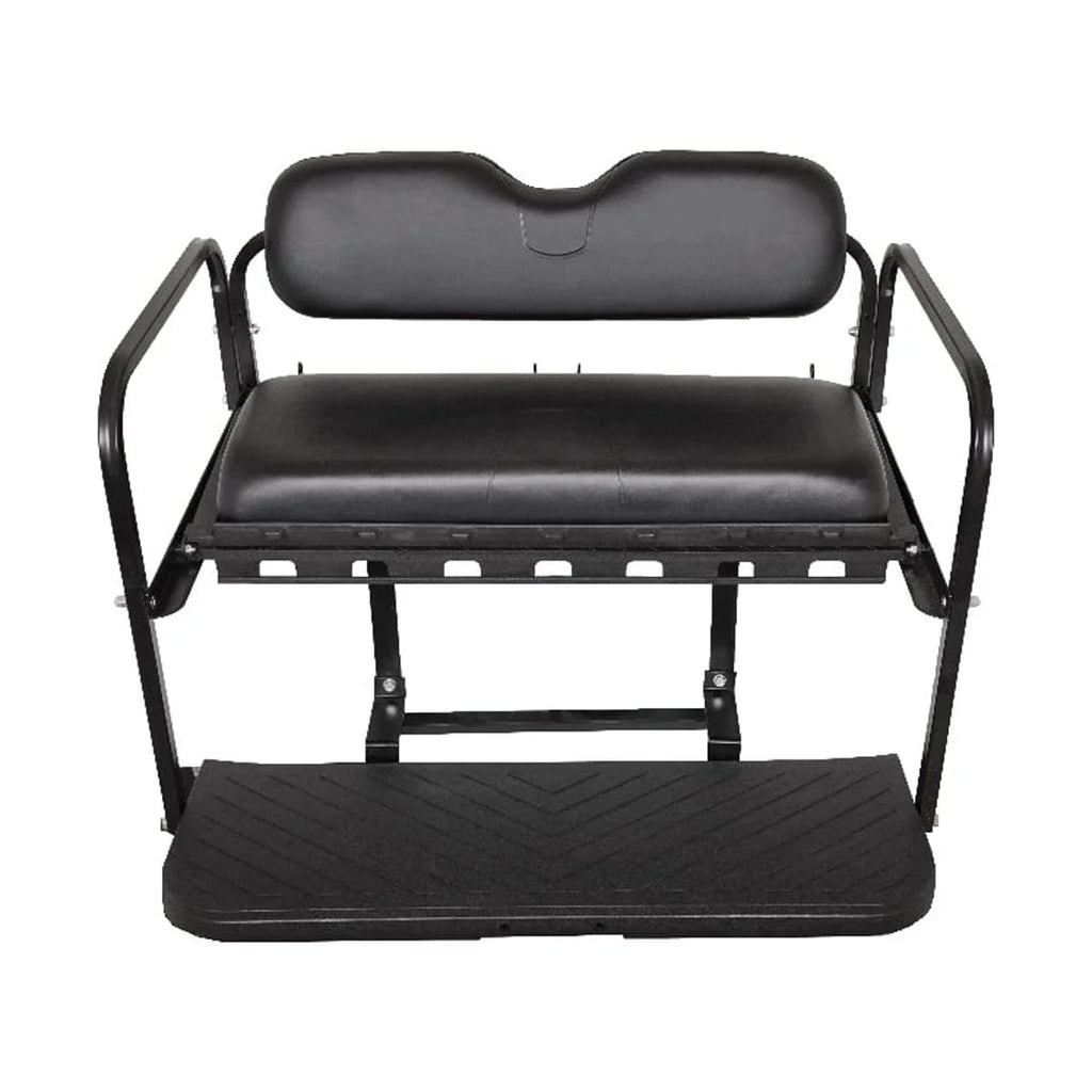 Black Rear Flip Seat for Club Car Golf Cart C1010