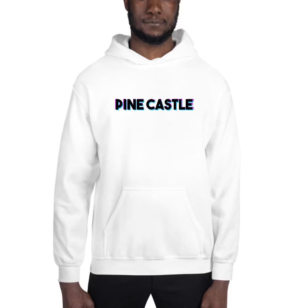Tri Color Pine Castle Hoodie Pullover Sweatshirt X967